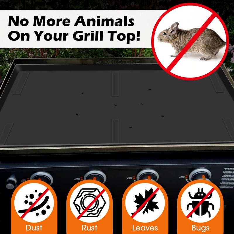 Hydream 36" Griddle Mat Silicone for Blackstone, Magnetic Protective Cover Mats Blackstone Griddle Top Covers for Blackstone Protector Outdoor-Orange - Image 4